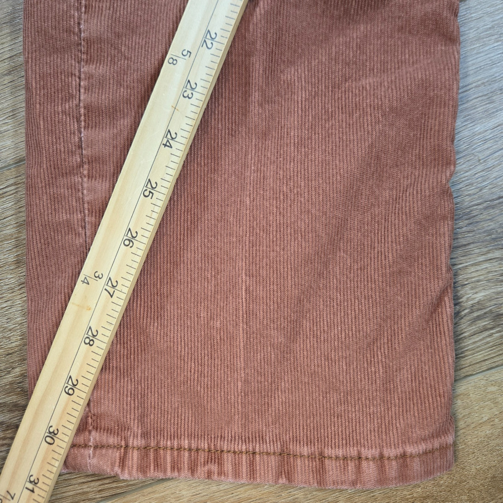 Levis 514 Corduroy Pants 36x30 Rust Brown Straight Fit Stretch Fall Workwear - Picture 5 of 14